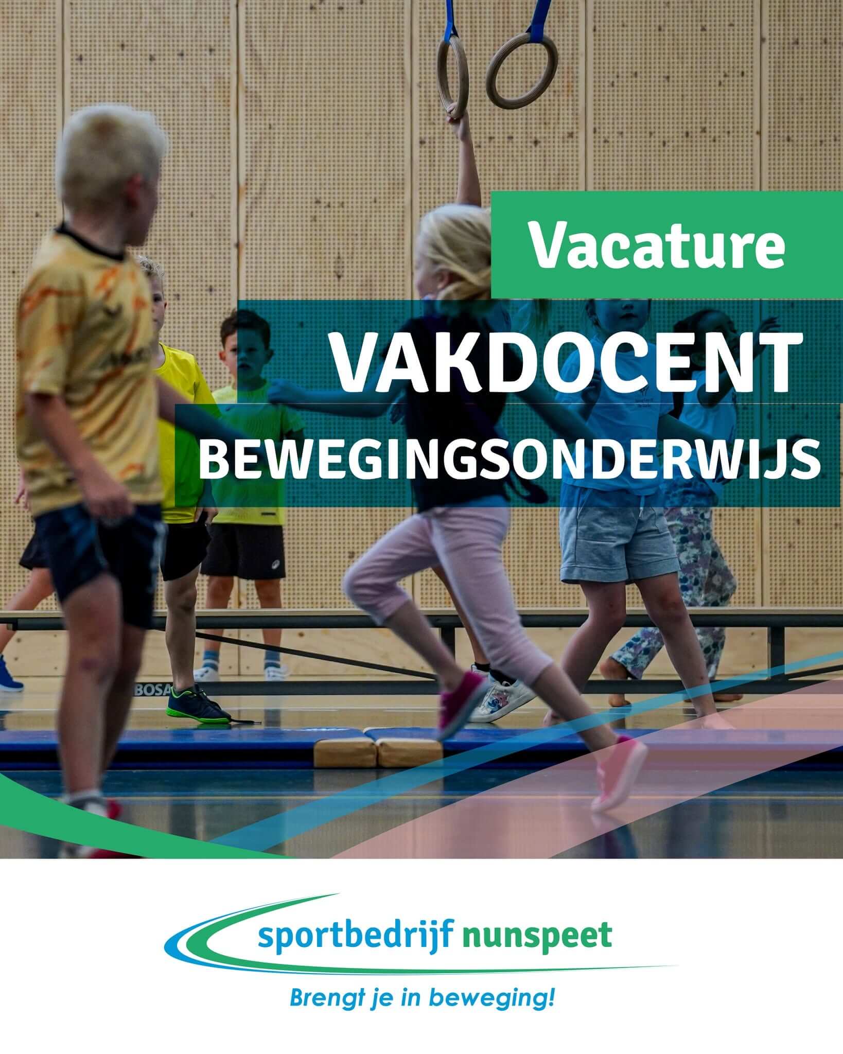 Vacature Vakleerkracht Bewegingsonderwijs