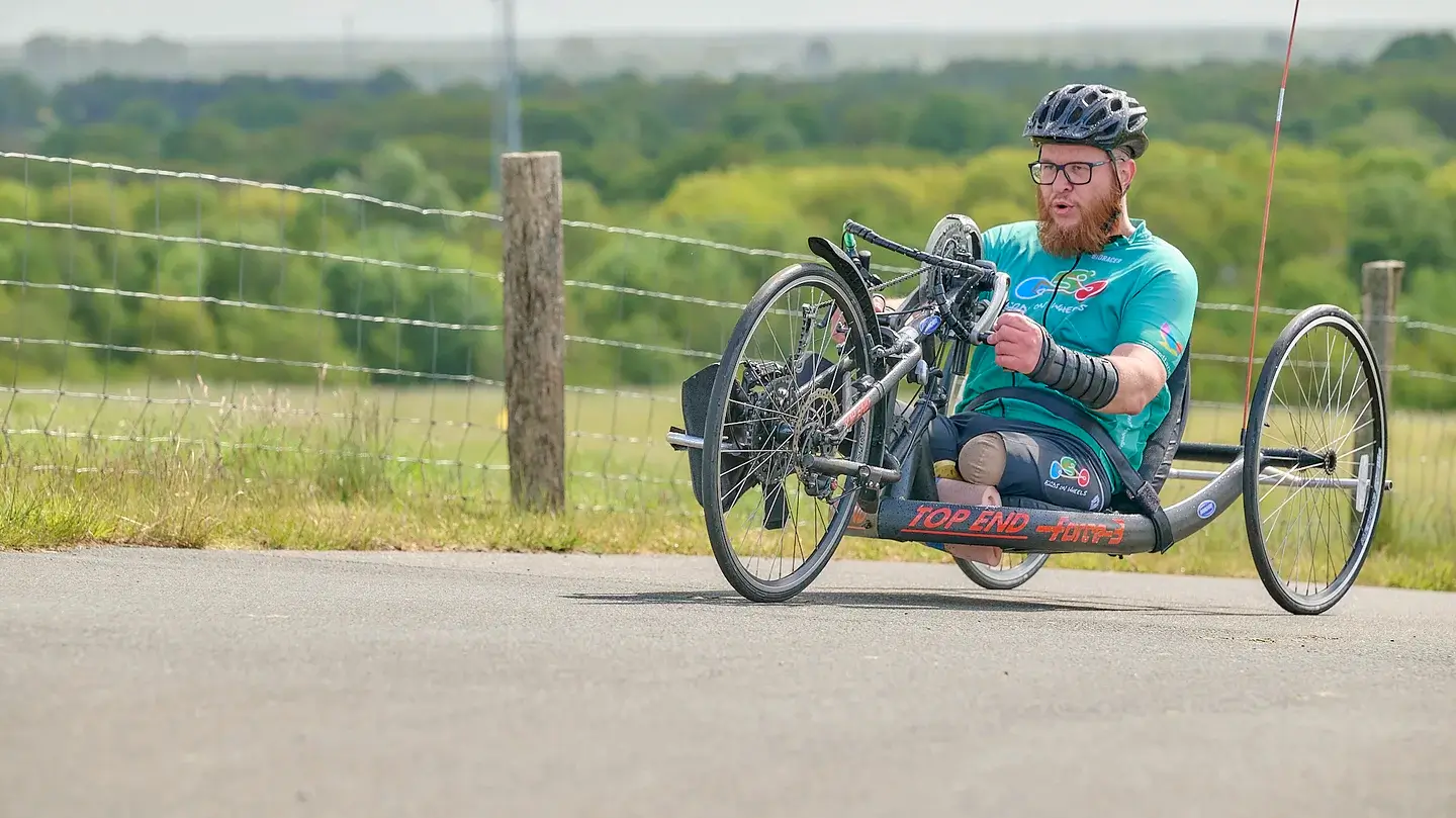 Handbike toertocht Noord-Veluwe