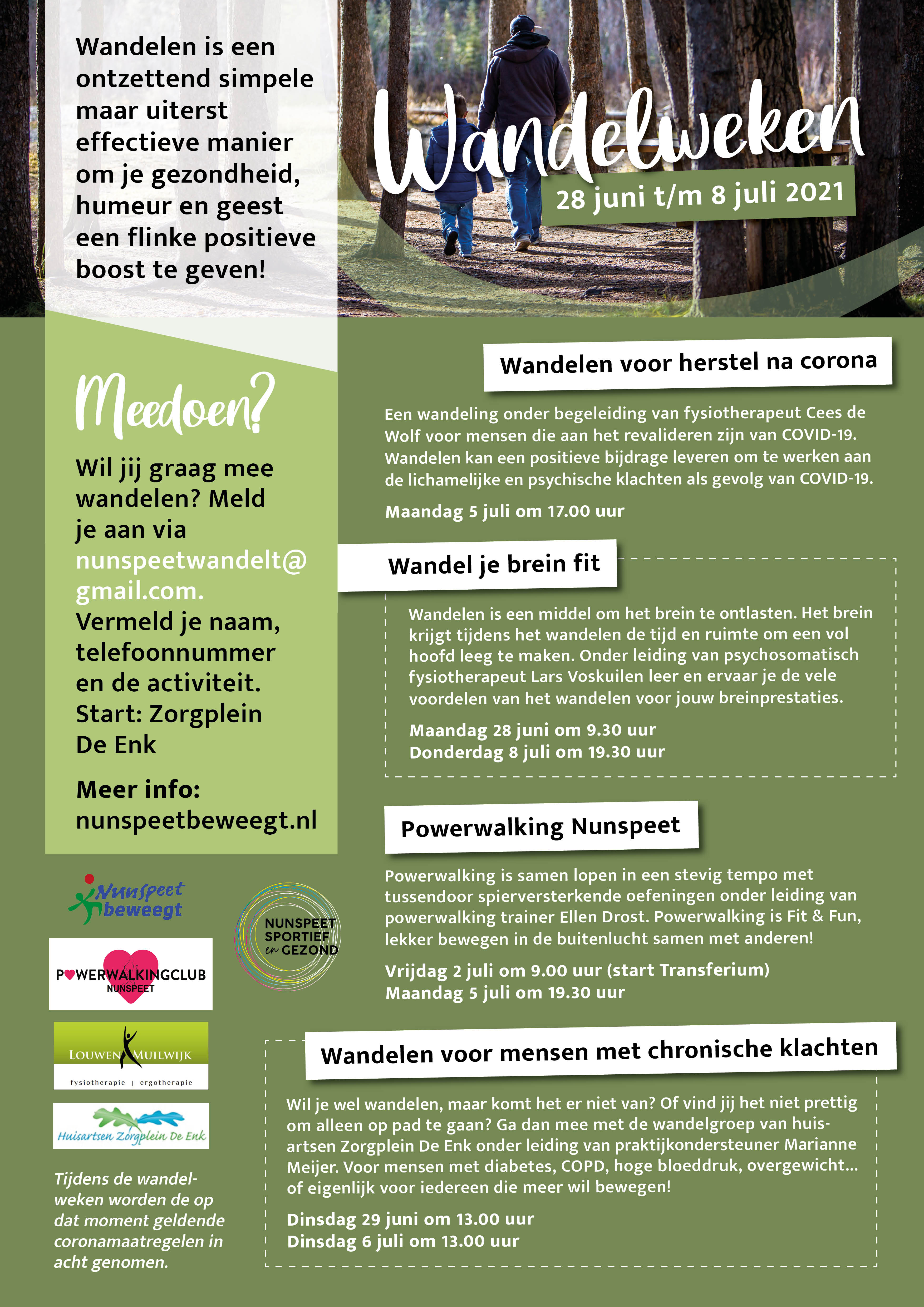 Poster wandelweken